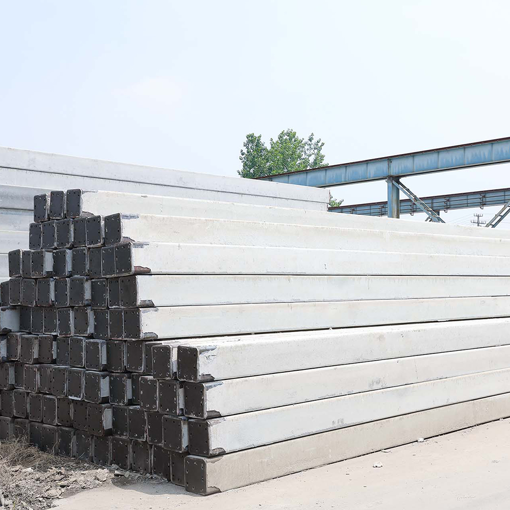 Precast concretum solidum quadratum strues