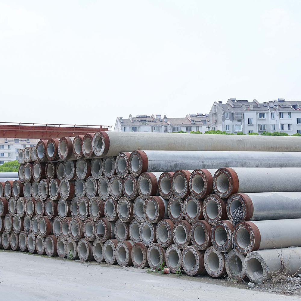 Pre-tensioned prepressed concretum pipe strues